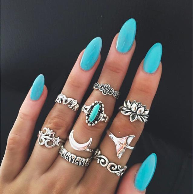 Vintage Knuckle Rings Set