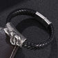 SnakeSkin Leather Bracelet