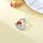 Sterling Silver Snail Mushroom Necklace