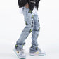 Men's High Street Fashion Brand Slim Straight Pants
