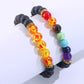 Seven Chakras Aligned Bracelet