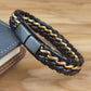 Magnetic Clasp Leather Style Bracelet