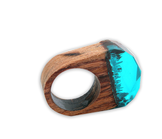 Handcrafted Wood Resin Rings