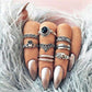 Vintage Knuckle Rings Set