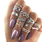Vintage Knuckle Rings Set