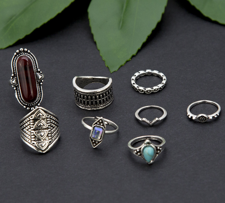 Vintage Knuckle Rings Set