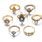 Vintage Knuckle Rings Set