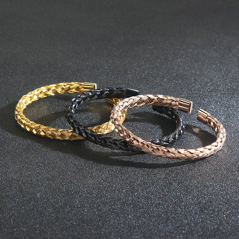 Titanium steel Woven Bracelet