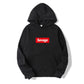 SAVAGE Couple Style Fashion Personality Printed Men's Sweatshirt with Fleece Hooded Hood