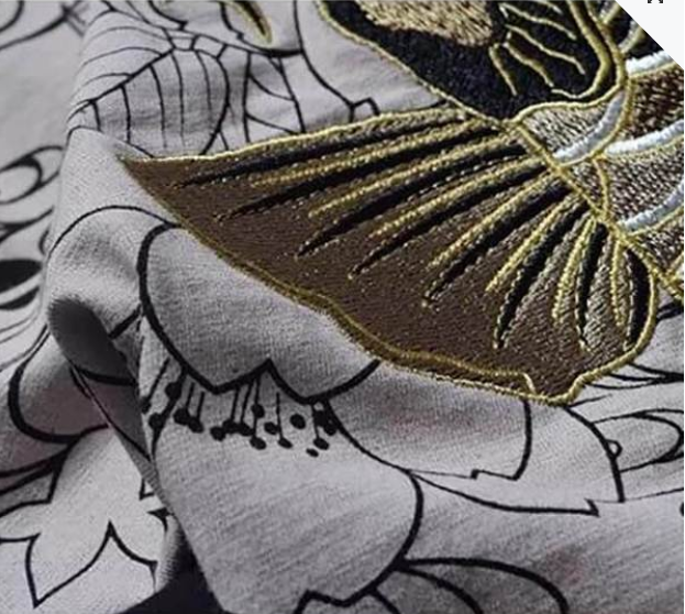 Embroidered squid short sleeve