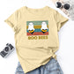 Round neck print short sleeves