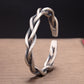 Sterling Silver Three-strand Twist Bracelet