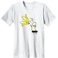 Cute Banana Peel Printed Personalized Fashion T-Shirt