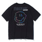 Round Neck Couple Tide Brand Reflective Smiley T-shirt
