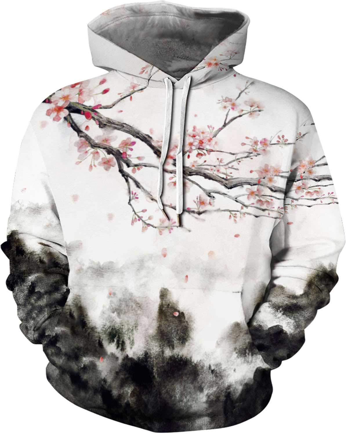 Mountainside Cherry Blossom Hoodie