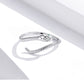 Sterling Silver Emerald Green Snake Ring