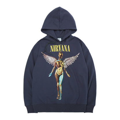 European and American fashion brand Nirvana Band Angel Sweatshirt Hoodie