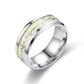 Stainless Steel Heartbeat Ring