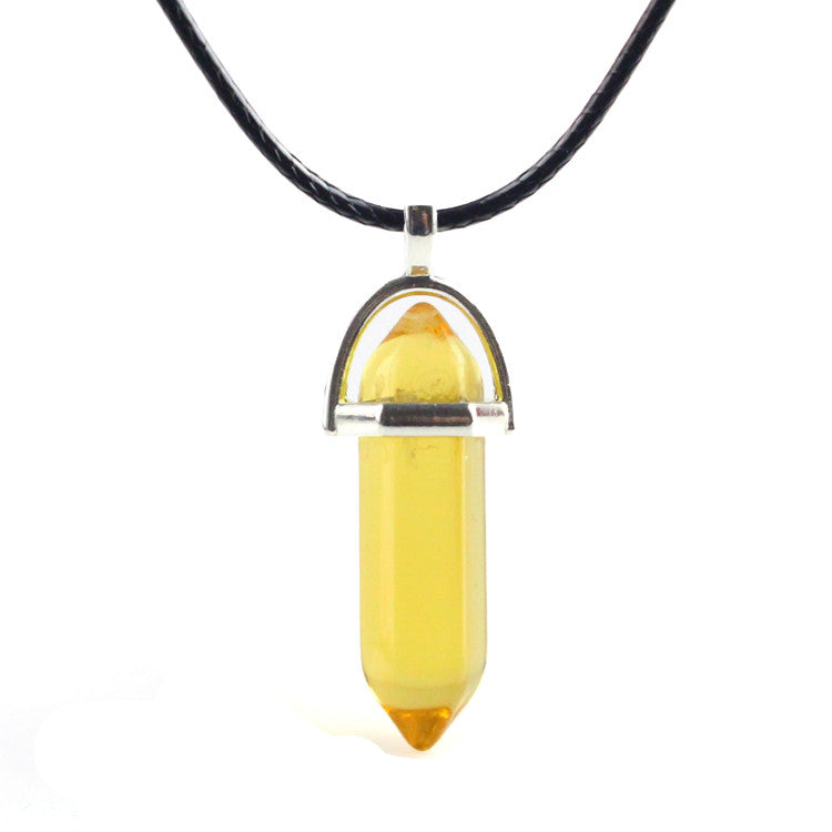 Crystal Hexagonal Necklace