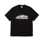 Car Print Short-Sleeved T-Shirt Men'S Hip-Hop Street Fashion Brand Loose Large Size Half Sleeve