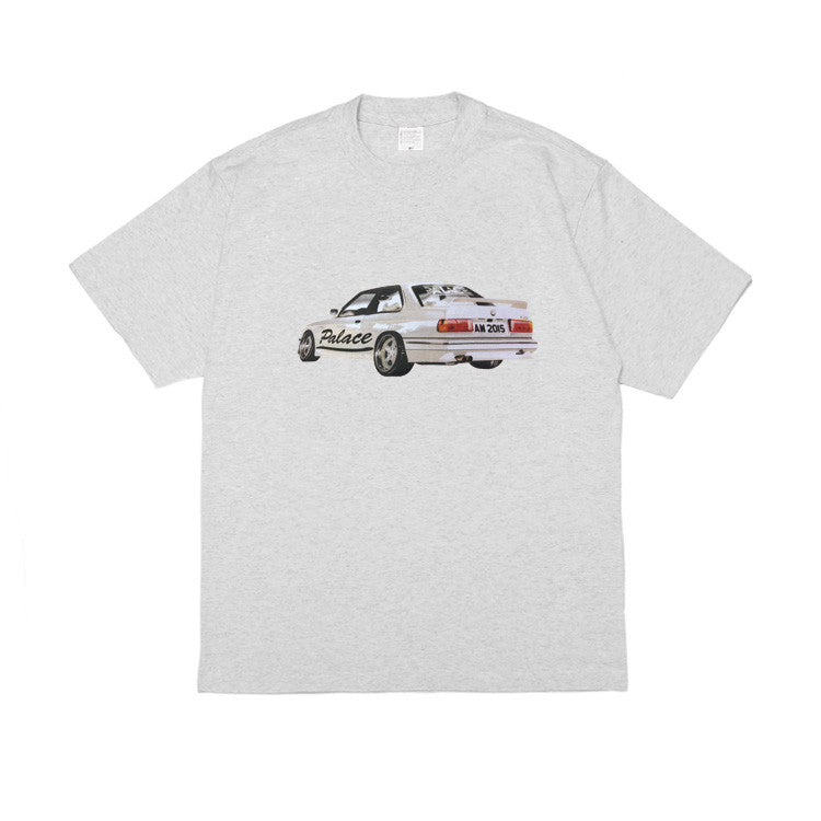 Car Print Short-Sleeved T-Shirt Men'S Hip-Hop Street Fashion Brand Loose Large Size Half Sleeve