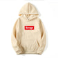 SAVAGE Couple Style Fashion Personality Printed Men's Sweatshirt with Fleece Hooded Hood