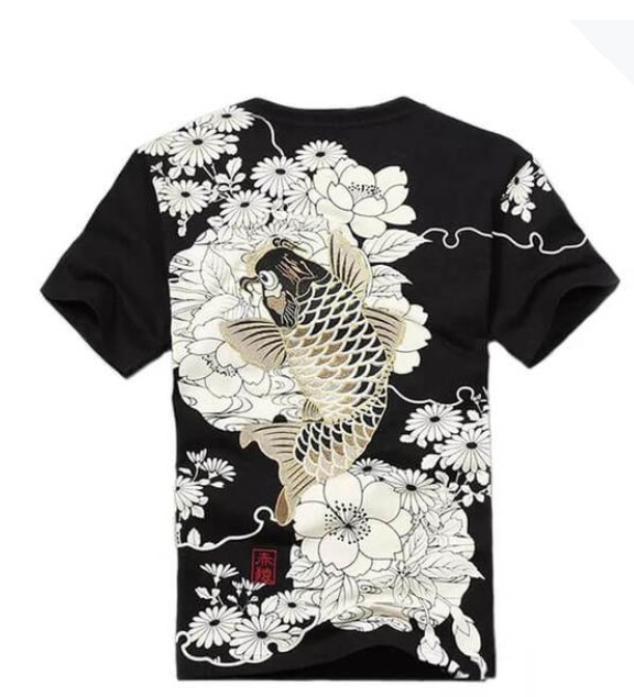 Embroidered squid short sleeve
