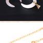 Crystal Moon Pendant Necklace