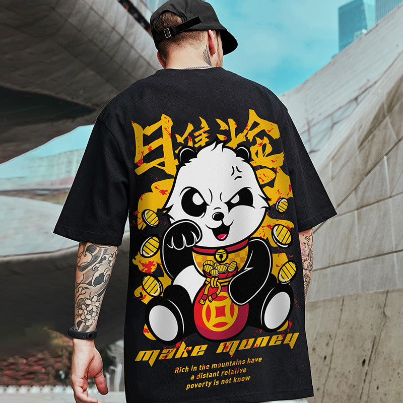 Greedy Panda Loose Fit T-shirt
