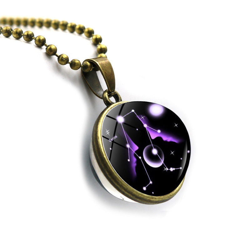 Twelve Constellation Necklace