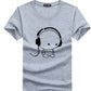 Summer new style, short sleeved T-shirt, men's loose casual fat man, big size young short sleeved T-shirt.