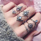 Vintage Knuckle Rings Set