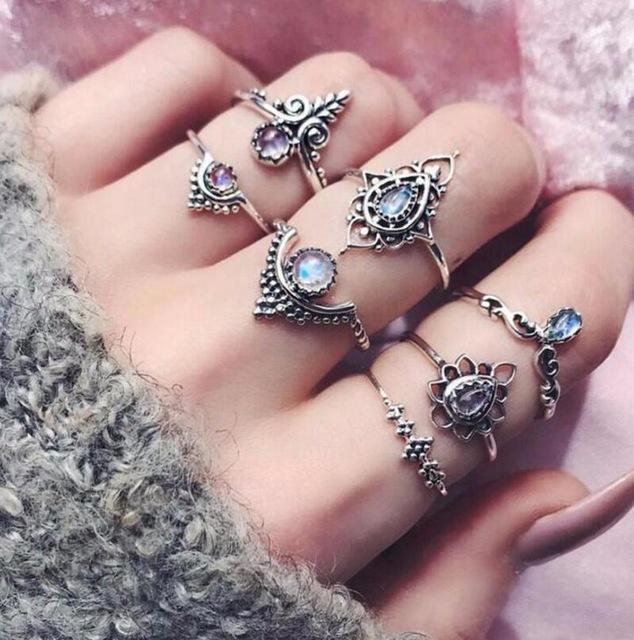 Vintage Knuckle Rings Set