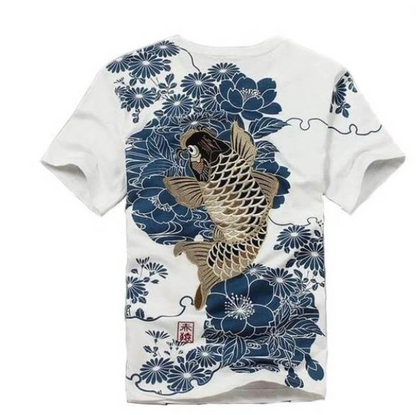 Embroidered squid short sleeve