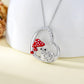 Sterling Silver Snail Mushroom Necklace