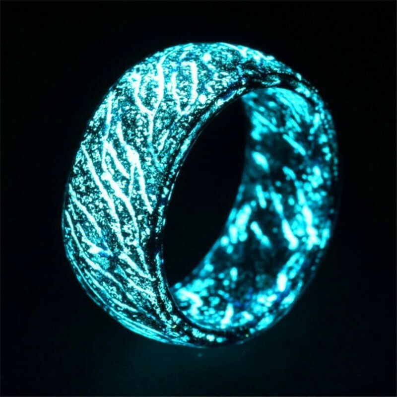Glow in the Dark Crackle Ring