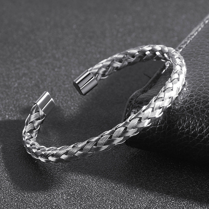 Titanium steel Woven Bracelet