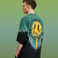 Tie-dye Smiley English Male T-shirt