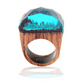 Handcrafted Wood Resin Rings