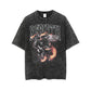 Fashion Wash Men Short Sleeved Distressed