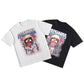Hip-hop cartoon character loose short sleeve T-shirt