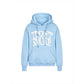 Loose hooded plus fleece sweater