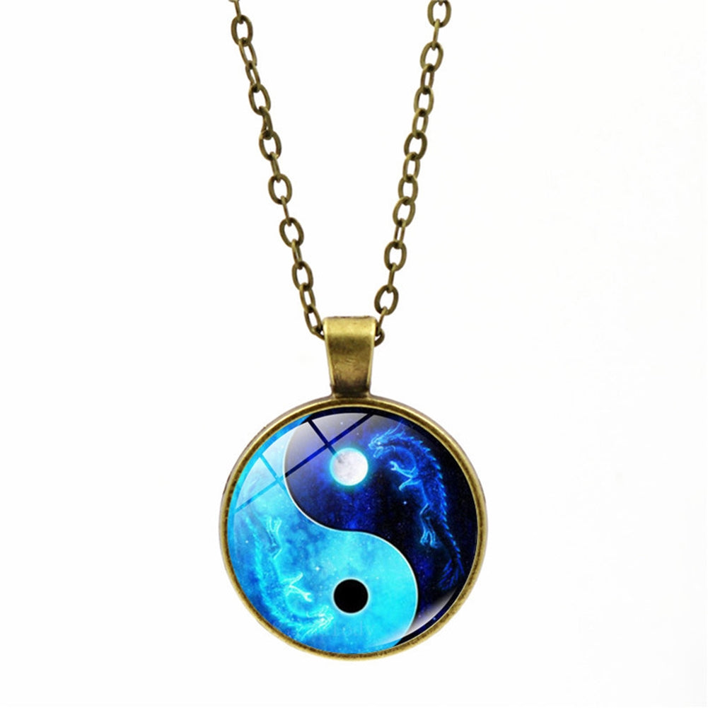 Ying Yang Gem Necklace