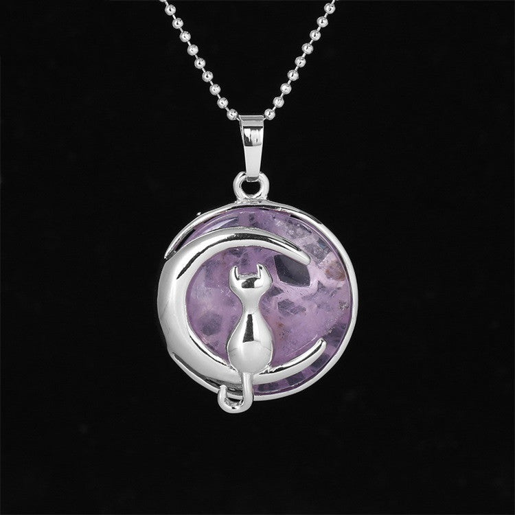 Moon Cat Necklace