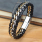 Magnetic Clasp Leather Style Bracelet