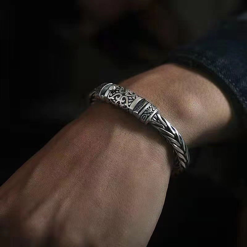 Vintage Pure Hand Bracelet