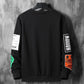 Letter printing men's sweater