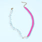 Crystal Pearl Woven Necklace