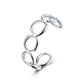Flower Line Twisted Rope Bracelet