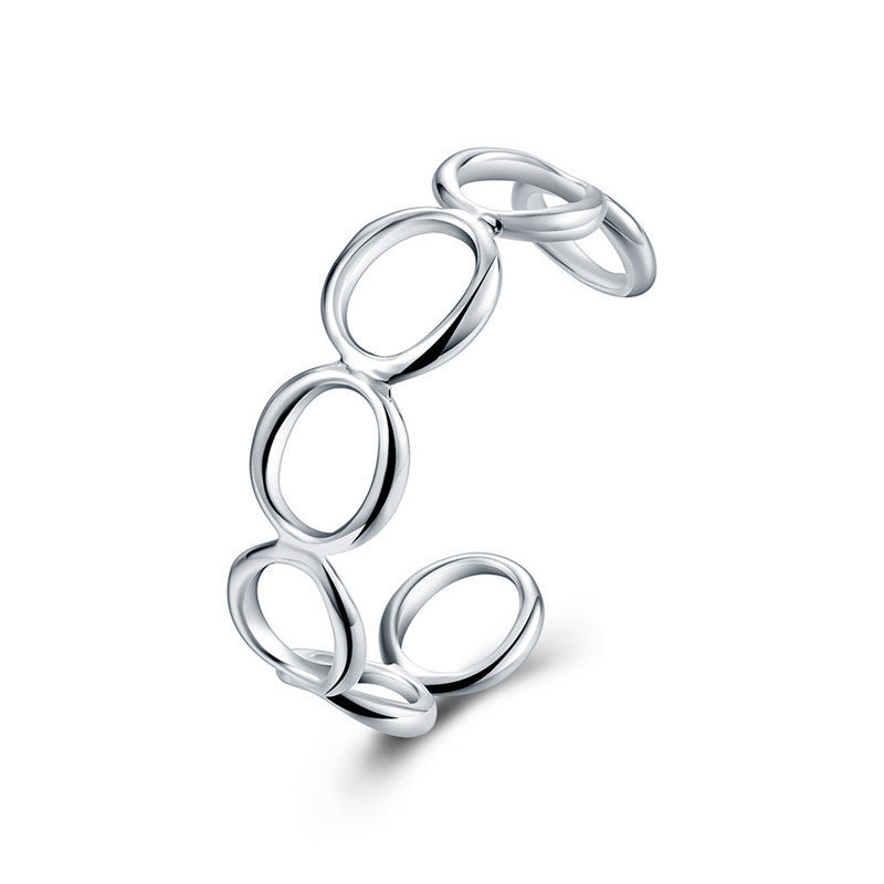 Flower Line Twisted Rope Bracelet